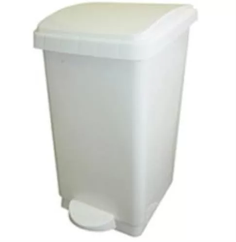 50 l-es fehér pedálos szemetes