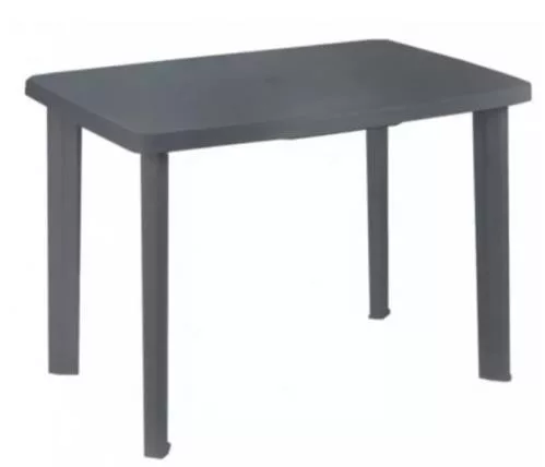 Progarden Faretto kerti asztal antracit 100x70 cm