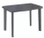Progarden Faretto kerti asztal antracit 100x70 cm