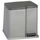 Curver Duo szelektív pedálos szemetes 15+6 L 40x30x39,8 cm szürke-sötét szürke