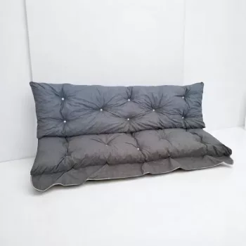 Hintaágy párna 120 cm 2 részes szürke színben