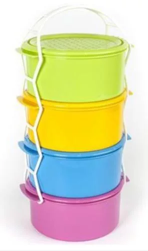 Royal színes ételhordó 4 részes 2 személyes, 1,5 L