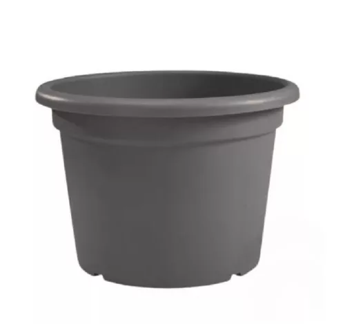 Mithos antracit műanyag virágcserép 45 cm