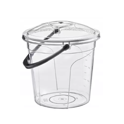 POLY TIME átlátszó fedeles vödör 20 L