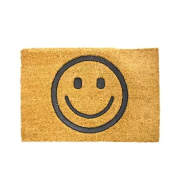 Lábtörlő SMILEY feliratú kókuszrost 40X60 cm