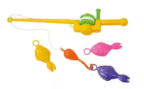 Játék műanyag horgászbot 50x15x15 cm