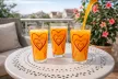 LOVESTORY CONIC BIBITA szív mintás üveg pohár 3 db-os szett 3,3 dl