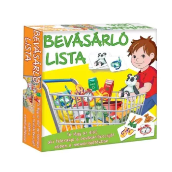 Bevásárló Lista memória Játék