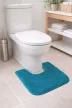 WC előke türkizkék 60X55 cm
