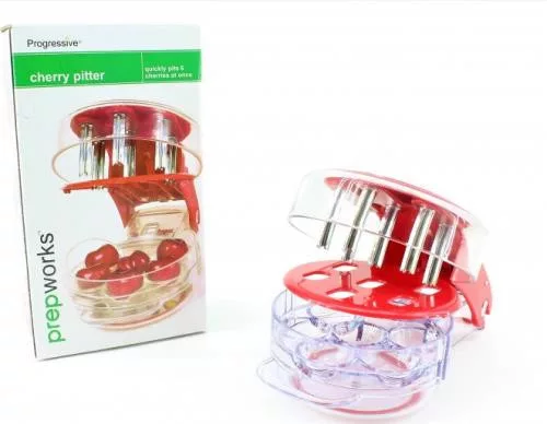 Kézi meggy- cseresznyemagozó piros 20,5×11×6 cm