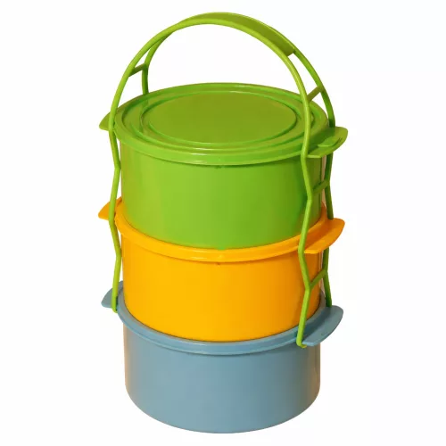 Ételhordó 3x1 L színes