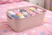 HOBBY LIFE Ruháskosár műanyag rózsaszín 26 L