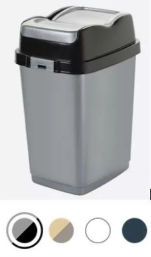 DÜNYA Szemetes szürke 18 L 23,4X29,6X42,5 cm