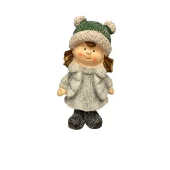 Dekor kislány figura 9X5X15 cm