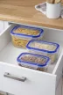 DÜNYA Ételtartó szögletes 3 db-os szett 400 ml 800 ml 1400 ml