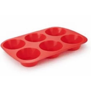 Muffinsütő szilikon forma 6-os osztású 27,5x18x3 cm