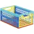 PLASTEXPRESS Rekesz összecsukható színes  34,5x23,5x16,5 cm