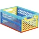 PLASTEXPRESS Rekesz összecsukható színes  34,5x23,5x16,5 cm
