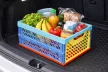 PLASTEXPRESS Rekesz összecsukható színes  34,5x23,5x16,5 cm