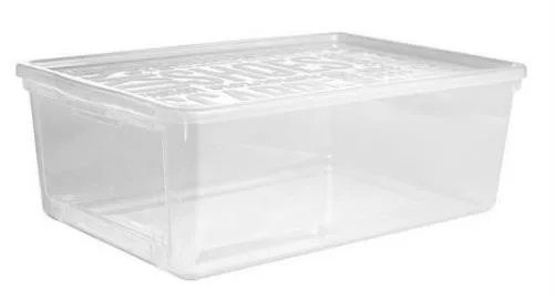 Fedeles doboz átlátszó 39x26x13,5 cm átlátszó