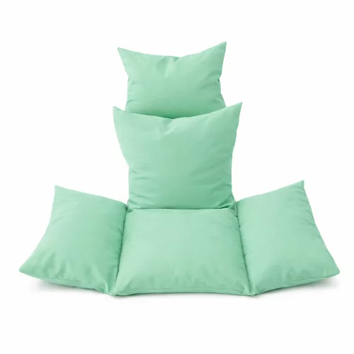 Függő fotel párna textil huzattal menta