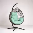 Függő fotel párna textil huzattal menta