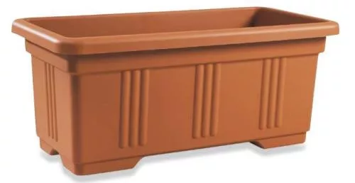 Balkonláda 100x46x42 cm terrakotta