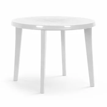 LISA kerek asztal 90 cm fehér