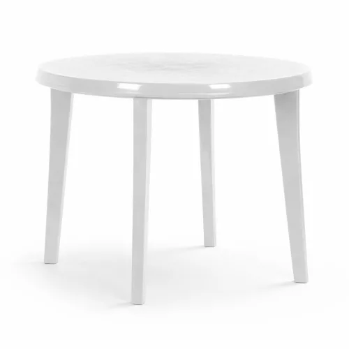 LISA kerek asztal 90 cm fehér
