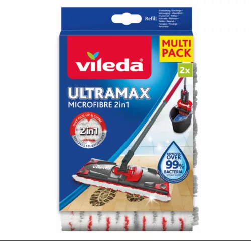 Vileda Ultramax lapos felmosó 2 in 1 utántöltő multipack