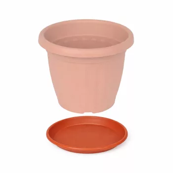 Virágcserép alátét műanyag terrakotta 42 cm