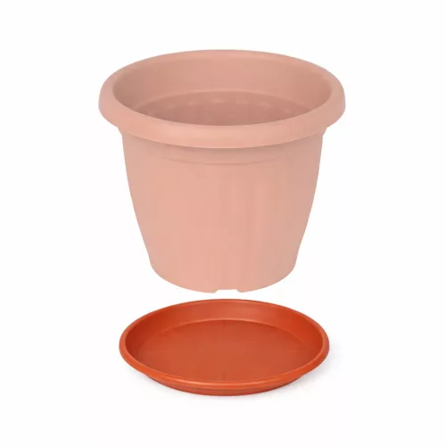 Virágcserép alátét műanyag terrakotta 42 cm