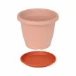 Virágcserép alátét műanyag terrakotta 32 cm