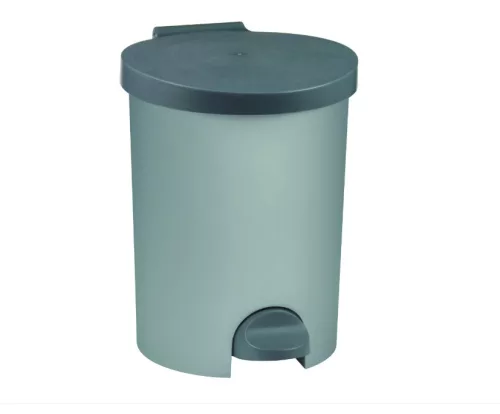 CURVER Pedálos szemetes kerek 15 L szürke antracit