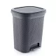HOBBY LIFE Diamond Pedálos szemetes 6,5 L betéttel 19,5x25x30,5 cm
