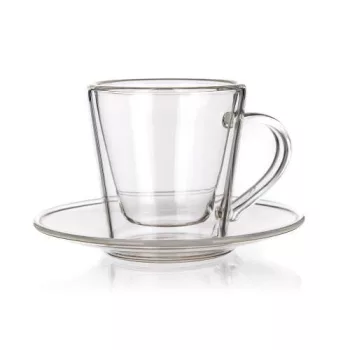 Csésze dupla falu alátéttel 50 ml 3x6 cm