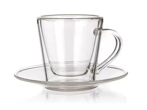 Csésze dupla falu alátéttel 50 ml 3x6 cm