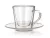 Csésze dupla falu alátéttel 50 ml 3x6 cm