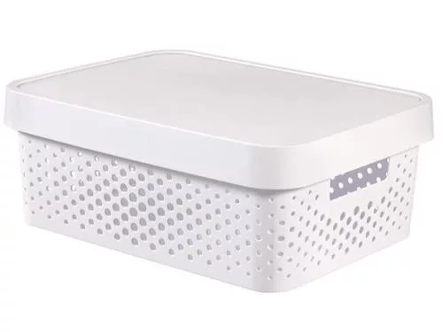 CURVER INFINITY kosár tetővel 11 L 36,3x3,8x27 cm fehér