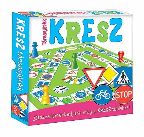 Kresz társasjáték 22x22x4 cm