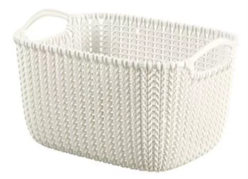 CURVER Knit kosár kötött mintás 8 L 30x22x17 cm