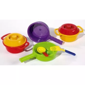 Műanyag főzőszett 8 darabos játék 25X25X8 