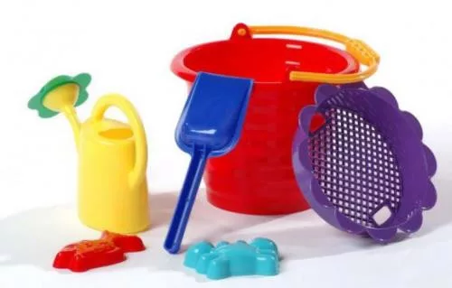 Homokozó készlet 30x20x20 cm