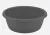 Lavór kerek szürke 53,5x8,5 cm