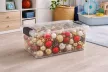 DÜNYA Tároló doboz tetővel 10,5 L 25x36x16,6 cm