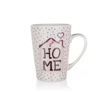 HOME Kerámia bögre 0,5 L 13x7 cm
