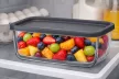 Üveg tároló edény 1,17 L 18,6x12,3x7,3 cm