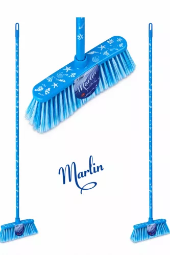 MARLIN Partvis nyéllel 127×5×27 cm kagyló mintás