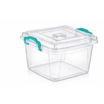 POLY TIME Szögletes multibox 6 L 26,2x26,2x17 cm