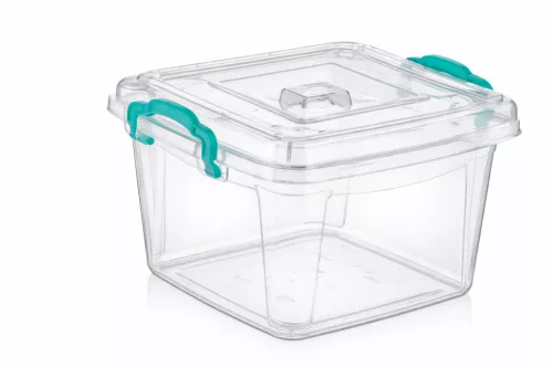 POLY TIME Szögletes multibox 6 L 26,2x26,2x17 cm